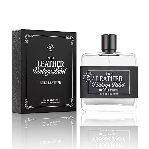 Leather No. 4 by Tru Western, Vintage Label Deep Leather Beauty & Personal Care Tru Fragrance Beauty