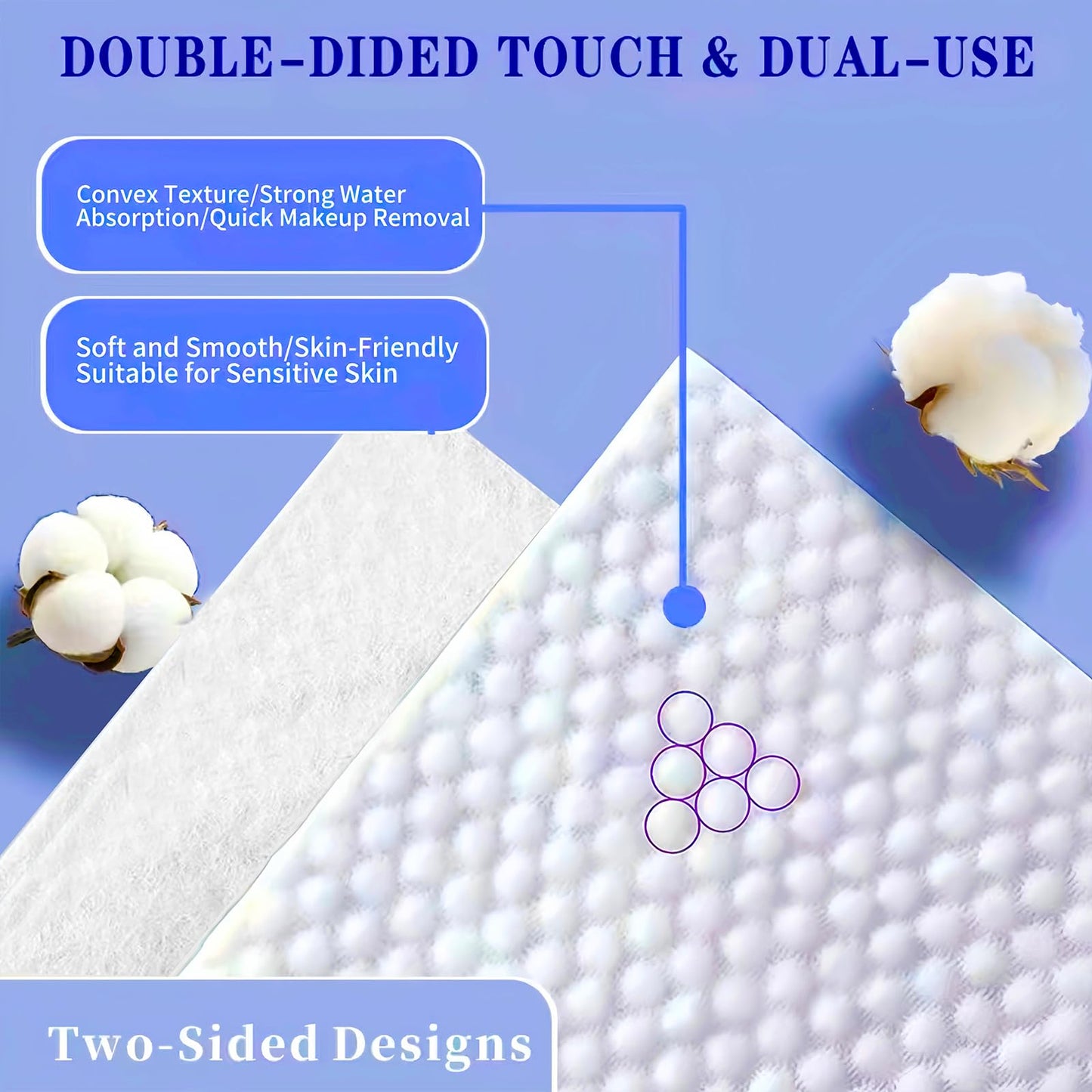 Disposable Face Towel 300 Count, Soft Cotton Clean Skin Face Towels, Dry Wipes Cotton Facial Towels Wash Cloths Tissue Thickened, Face Towelettes Beauty and Personal Care KeeiZoes
