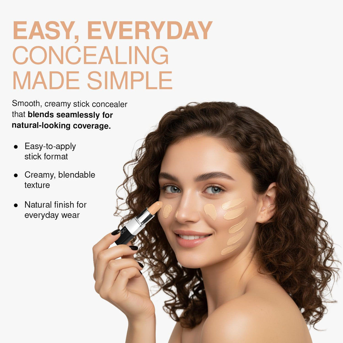 Palladio Stick Concealer, Everyday Long lasting Full to Medium Coverage, Natural under eye concealing and color correcting shades, Convenient Smooth Beauty & Personal Care Palladio