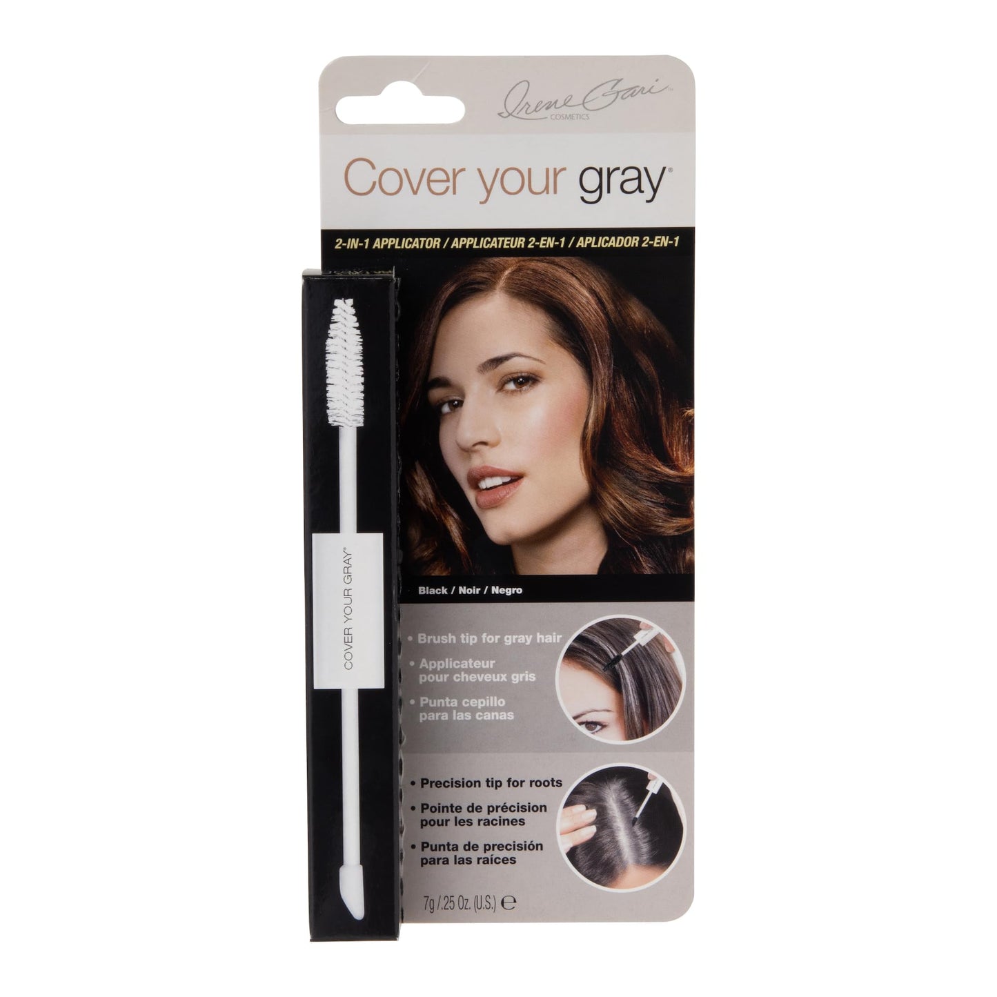 Daggett & Ramsdell Cover Your Gray 2-in-1 Mascara Wand & Sponge Tip Applicator, Black, 0.5 Ounce Beauty & Personal Care Cover Your Gray