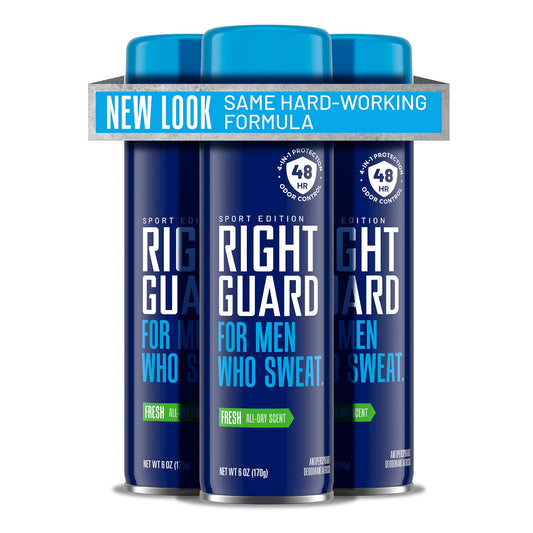 Right Guard Sport Fresh Scent Antiperspirant & Deodorant Spray - 4-in-1 Protection Spray Deodorant For Men, Blocks Sweat, 48-Hour Odor Protection Beauty & Personal Care Right Guard