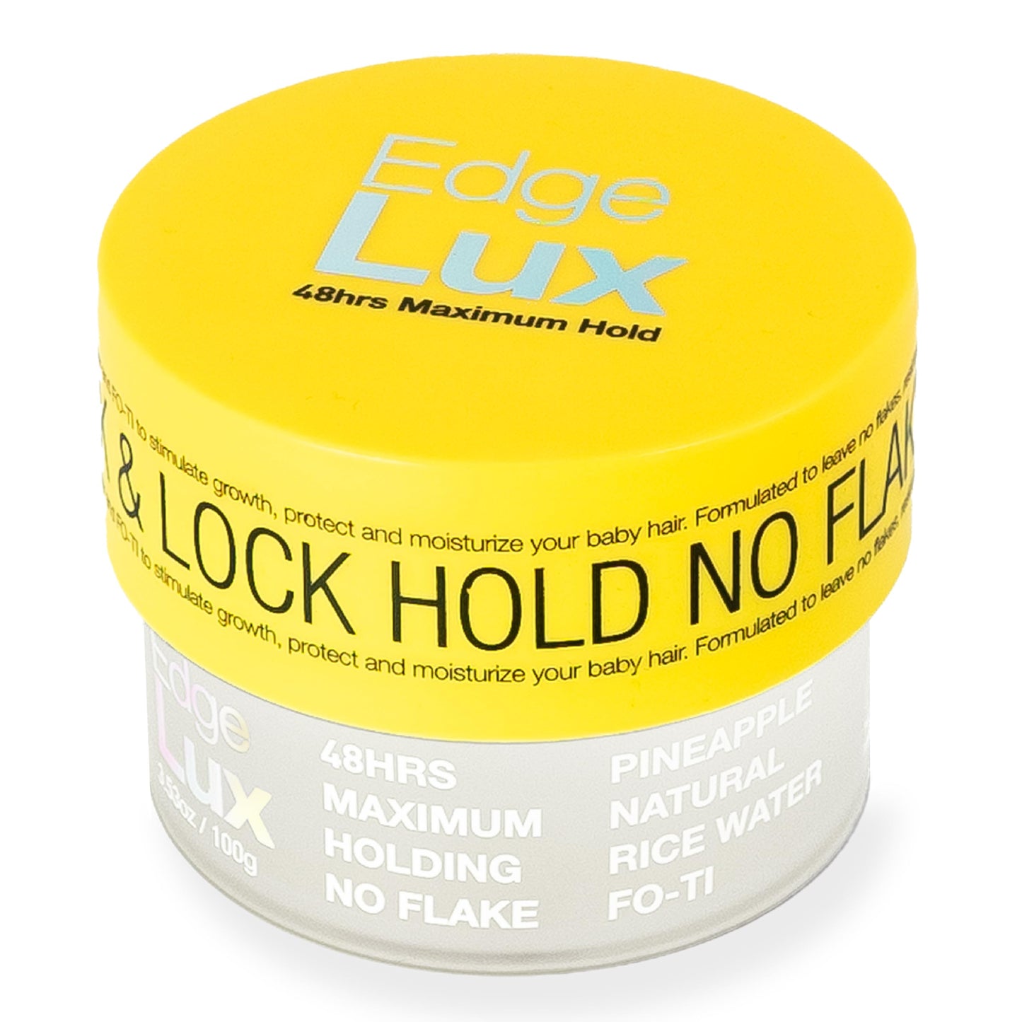 Edge Lux Edge Control Gel with Castor Oil, Keratin, Biotin, and Olive Oil - 48 Hour Maximum Hold, Non-Flaking, Non-Greasy, Scented, Conditioning Beauty & Personal Care Lux Collection