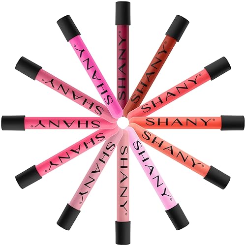 SHANY Lip Gloss Set - 12 Piece Lip Gloss Set with Aloe Vera and Vitamin E - Old Packaging Beauty & Personal Care SHANY