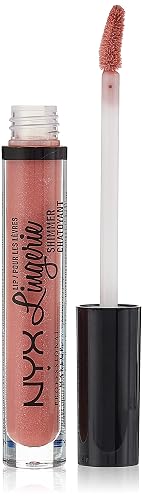 NYX PROFESSIONAL MAKEUP Lip Lingerie Shimmer, Lip Gloss - Euro Trash, Dark Pink-Brown Beauty & Personal Care NYX PROFESSIONAL MAKEUP