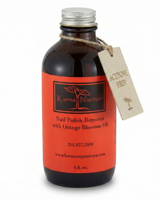 Acetone Free Nail Polish Remover with Soybean & Orange Blossom Oil - Vegan, Non-Toxic Nail Polish Remover for Nails Non Drying Liquid, 4 fl oz by