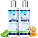 Sulfate Free Shampoo and Conditioner Set for Seborrheic Dermatitis Relief - Severe Dry & Itchy Scalp Treatment with Manuka Honey, Aloe Vera & Coconut Beauty & Personal Care pHat 5.5