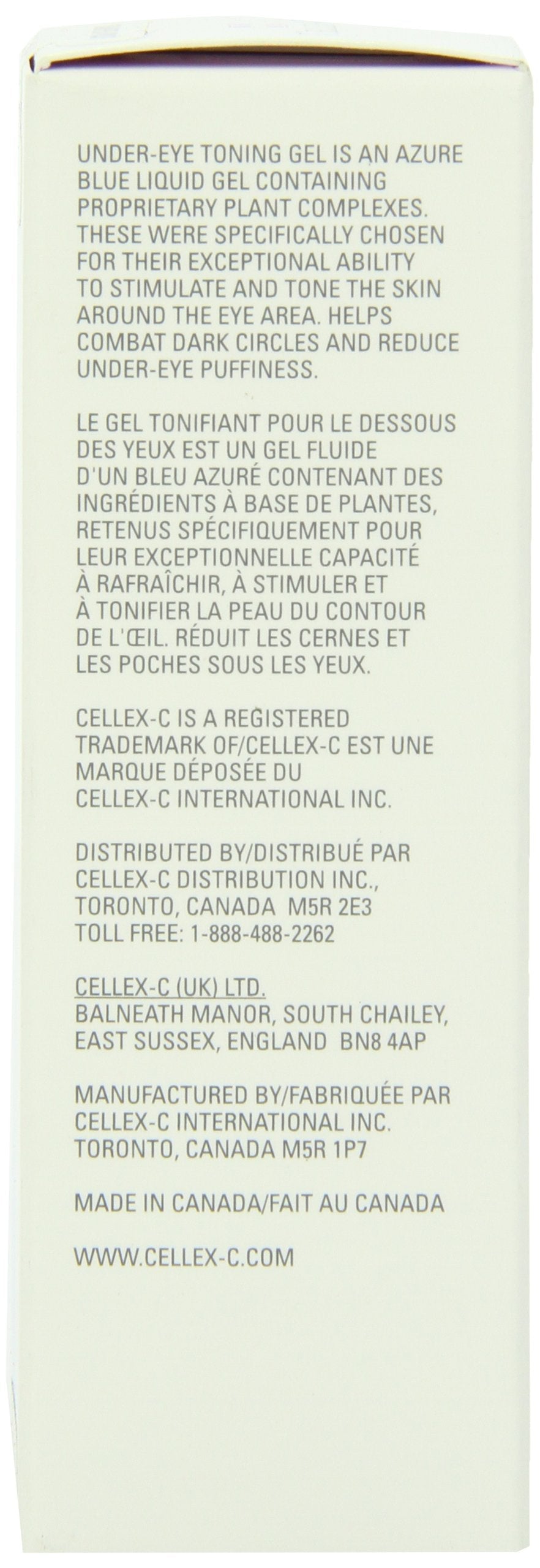 Cellex-C Under Eye Toning Gel, 0.33 Fl Oz Beauty & Personal Care Cellex-C