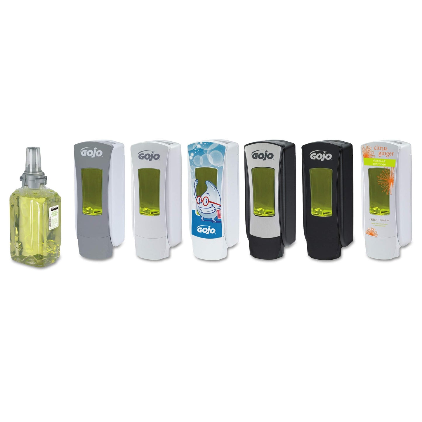 GOJO 881303 ADX-12 Refills, Citrus Floral/Ginger, 1250mL Bottle (Case of 3) Beauty & Personal Care GOJO