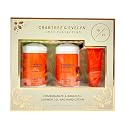 Crabtree and Evelyn Cult Collection Pomegranate & Argan Oil Hand Cream 0.8 Oz & Shower Gel 8.4 Oz Beauty & Personal Care Crabtree