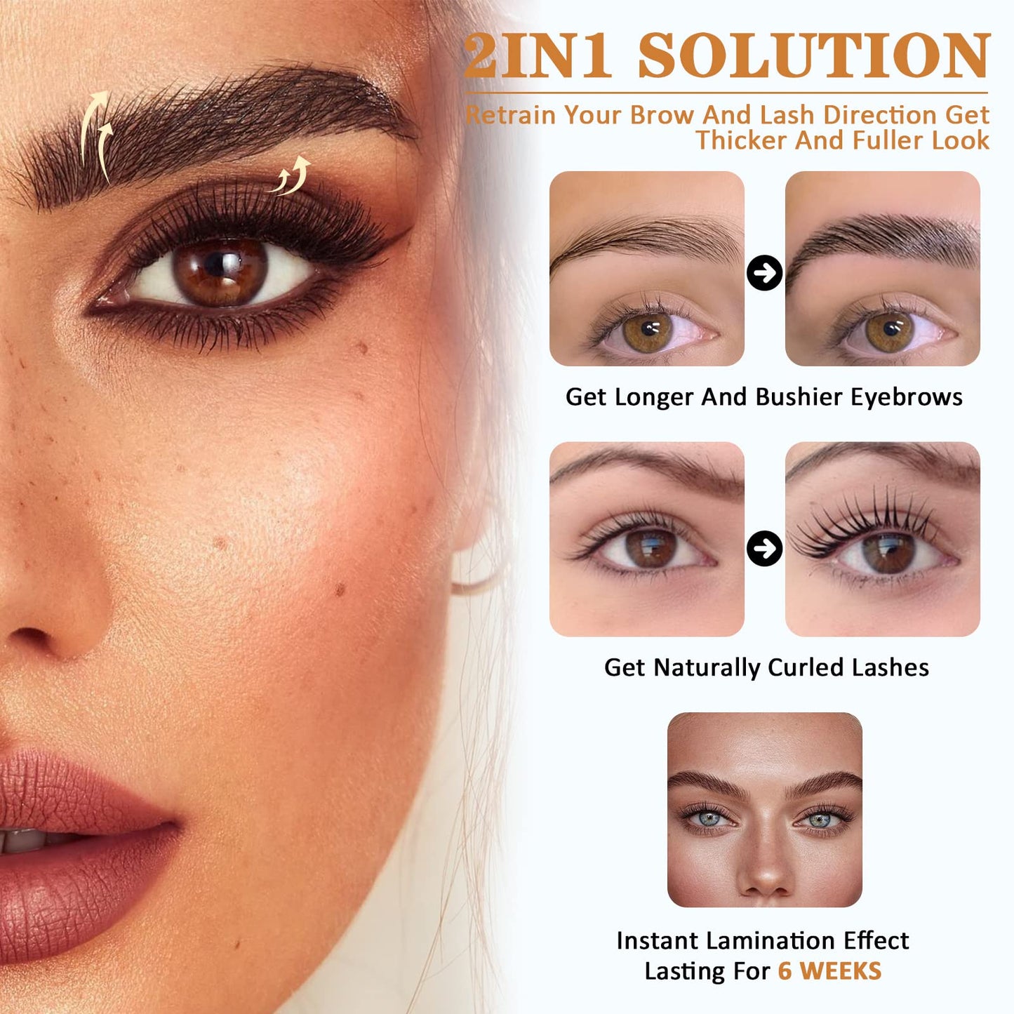 Lomansa Lash Lift and Black Kit, Instant Fuller Eyelash Lift Brow Lamination Kit with Black Colors, Fast Quick Lifting and Voluminous Coloring Beauty & Personal Care Lomansa