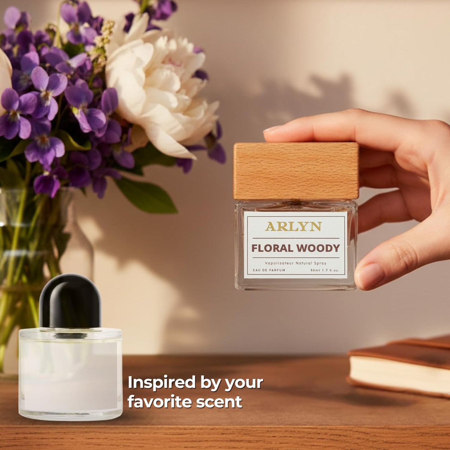 ARLYN Floral Woody Eau De Parfum Inspired by B.yr.e.do Bib.liot.heque, Long-Lasting Perfume for Men and Women, Vegan & Eco-Conscious with Clean Beauty & Personal Care ARLYN BY BELLEVUE PARFUMS