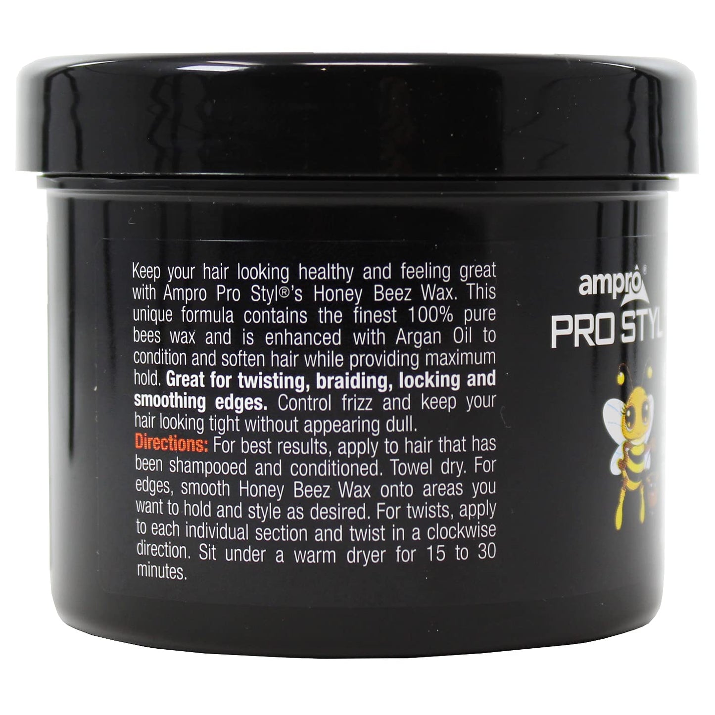 AmPro Honey Beez Wax 4oz- Black Beauty & Personal Care AmPro