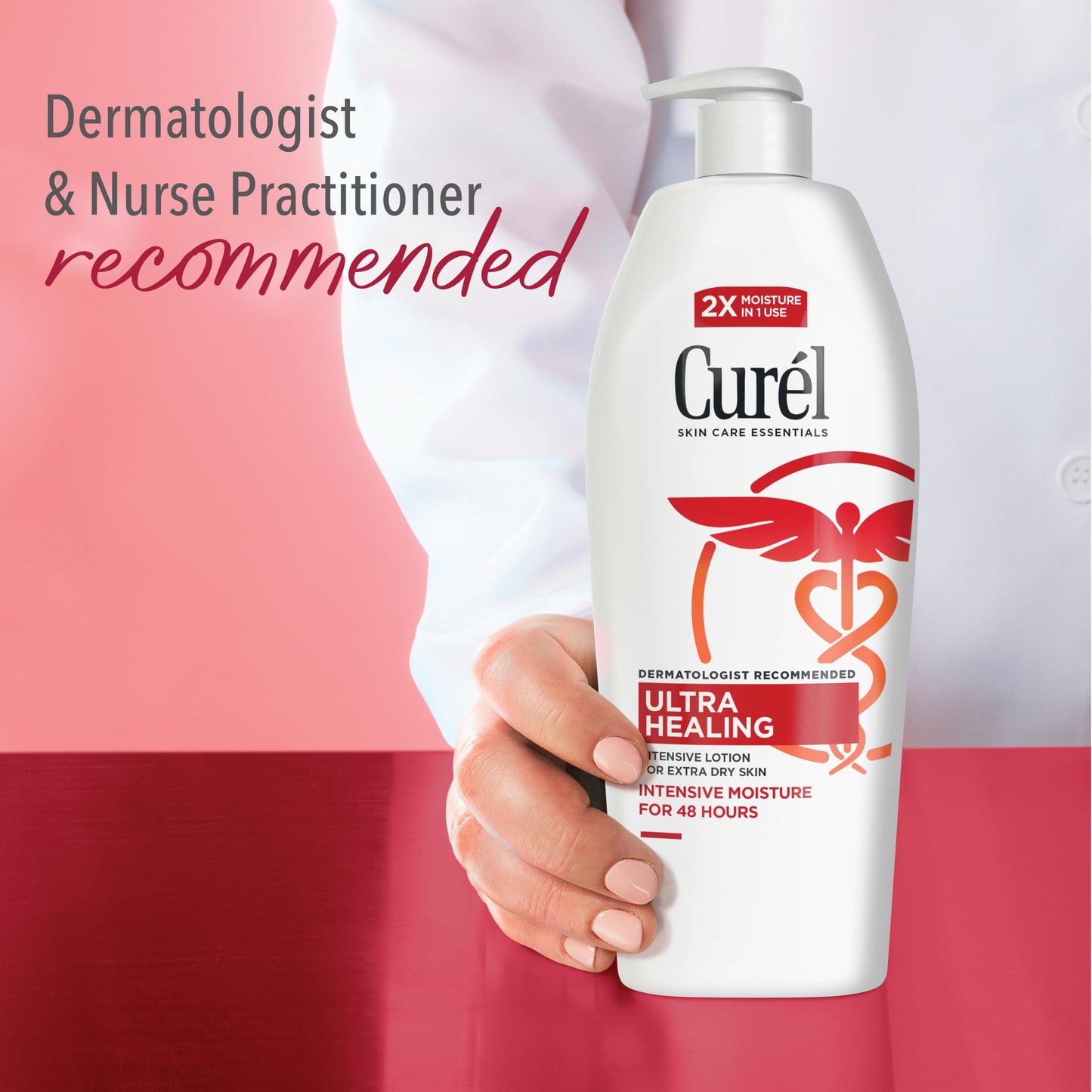 Curel Ultra Healing Intensive Fragrance-Free Lotion For Extra-Dry Skin, Dermatologist Recommended, Ideal for Sensitive Skin, Cruelty Free, Paraben Beauty & Personal Care Curel