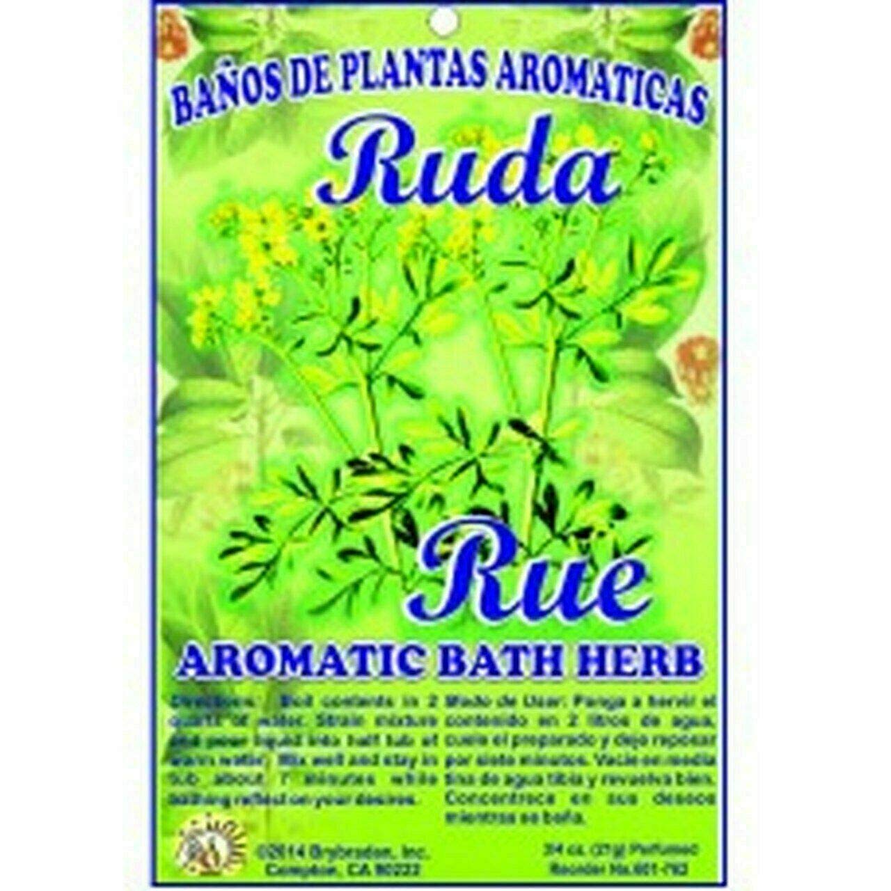 1 PC Aromatic Soothing Herbal Bath RUE RUDA BANO DE PLANTAS AROMATICAS - Made in USA - 1 OZ Beauty and Personal Care Brybradan