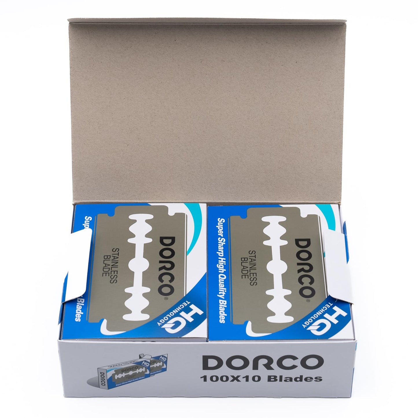 Dorco ST300 Platinum Double Edge Razor Blades - 1000 Blades - Premium Quality for Smooth, Precise Shaving - Durable and Long-Lasting - Ideal for All Beauty and Personal Care DORCO
