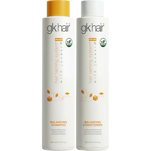 GK HAIR Balancing Shampoo and Conditioner Set for Oily Hair Upto 72-Hour Freshness Best Shampoo and Conditioner for Greasy Scalp Build Up Dirt, Skip Beauty & Personal Care GK HAIR
