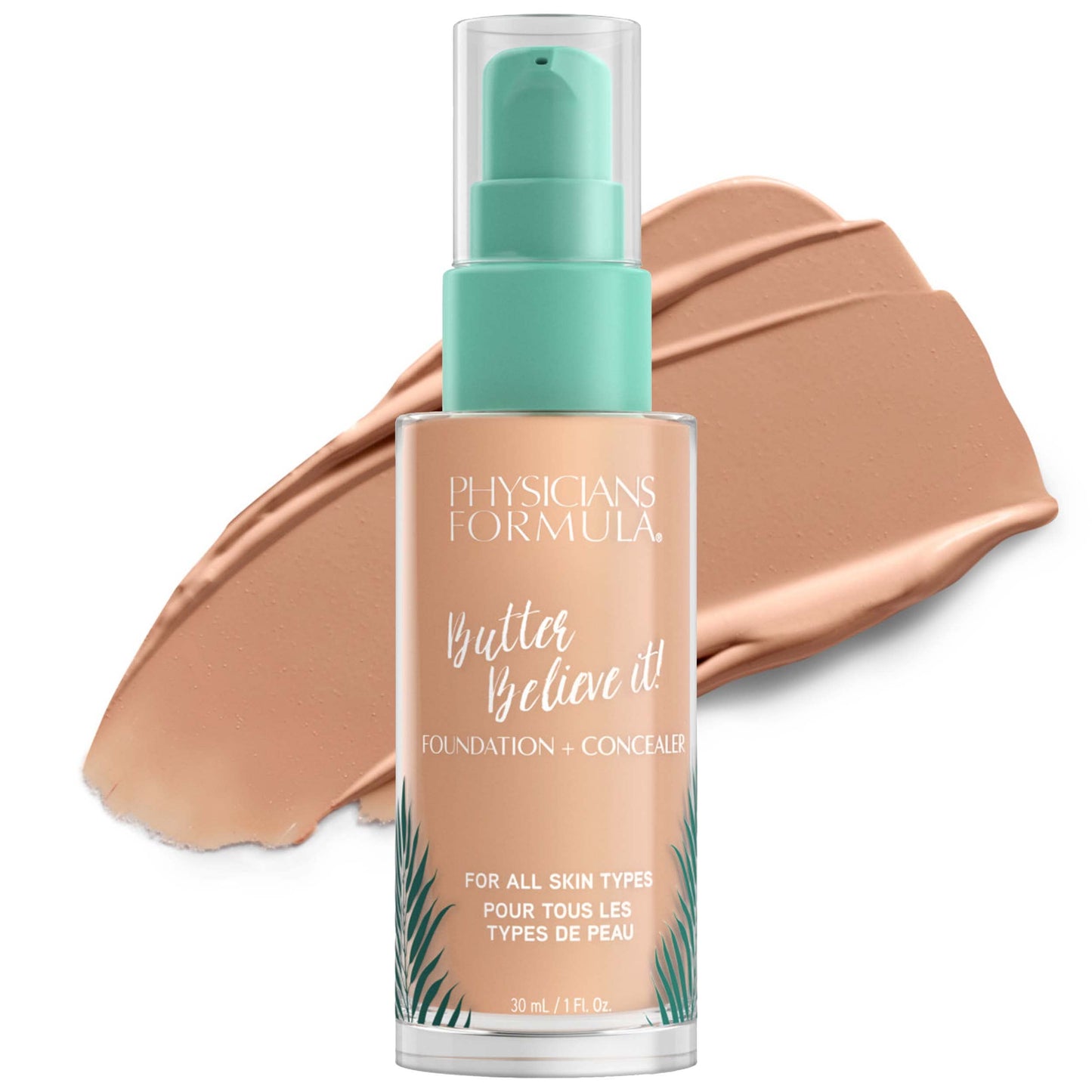 Physicians Formula Butter Believe It! Foundation + Concealer, Light-to-Medium | Dermatologist Tested, Clinicially Tested Beauty & Personal Care Physicians Formula