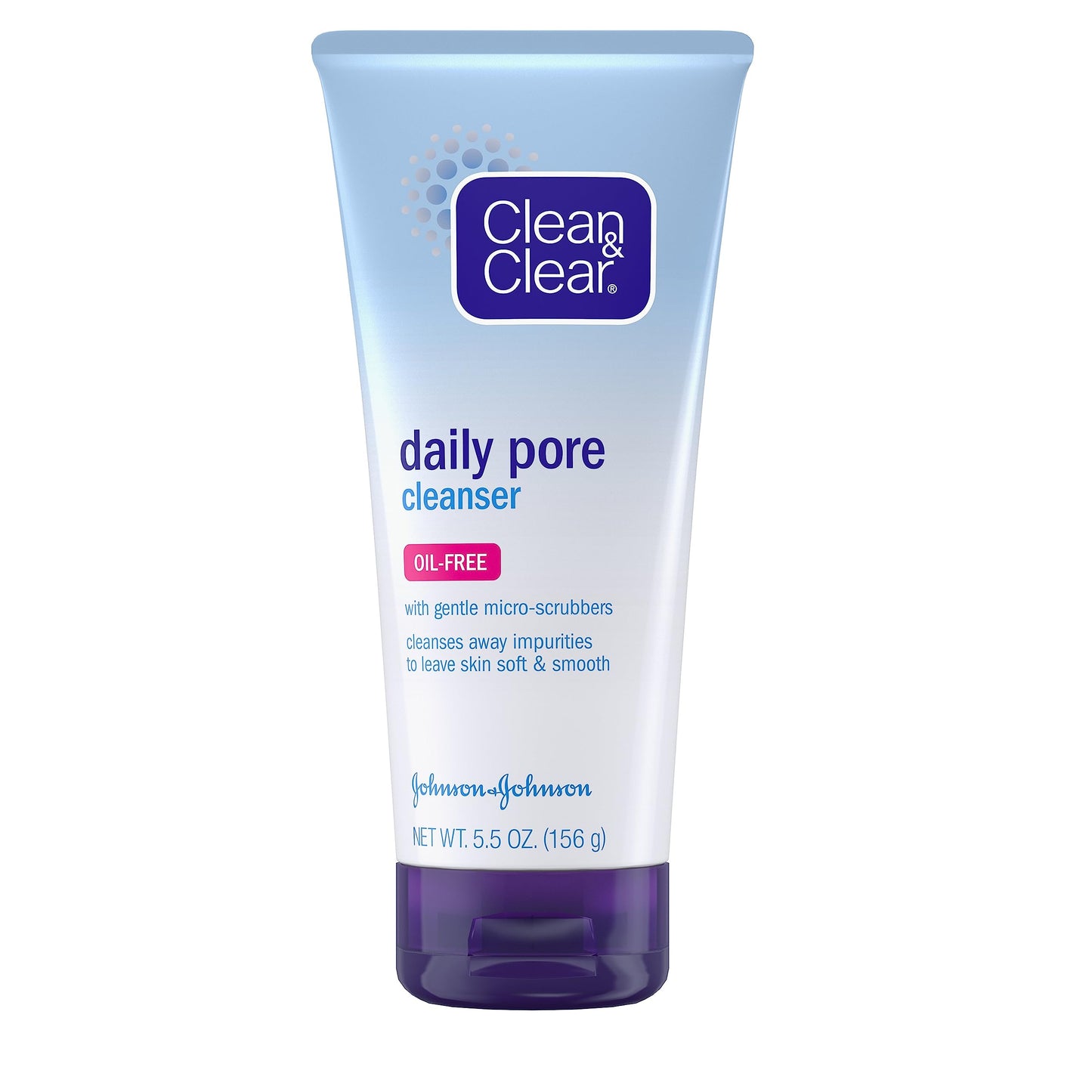 Clean & Clear Daily Pore Facial Cleanser for Soft, Smooth Skin, Oil-Free Acne Face Wash for Normal, Oily & Combination Skin Care, 5.5 oz Beauty & Personal Care Clean & Clear