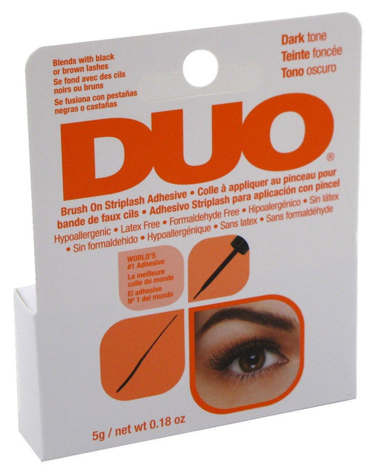 Duo Brush-On Striplash Adhesive Dark Tone 0.18 Ounce (5.3ml) (6 Pack) Beauty & Personal Care DUO