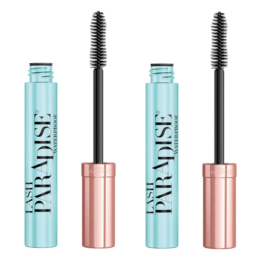 L'Oreal Paris Voluminous Makeup Lash Paradise Waterproof Mascara, Voluptuous Volume, Intense Length, Feathery Soft Full Lashes, No Smudging, No