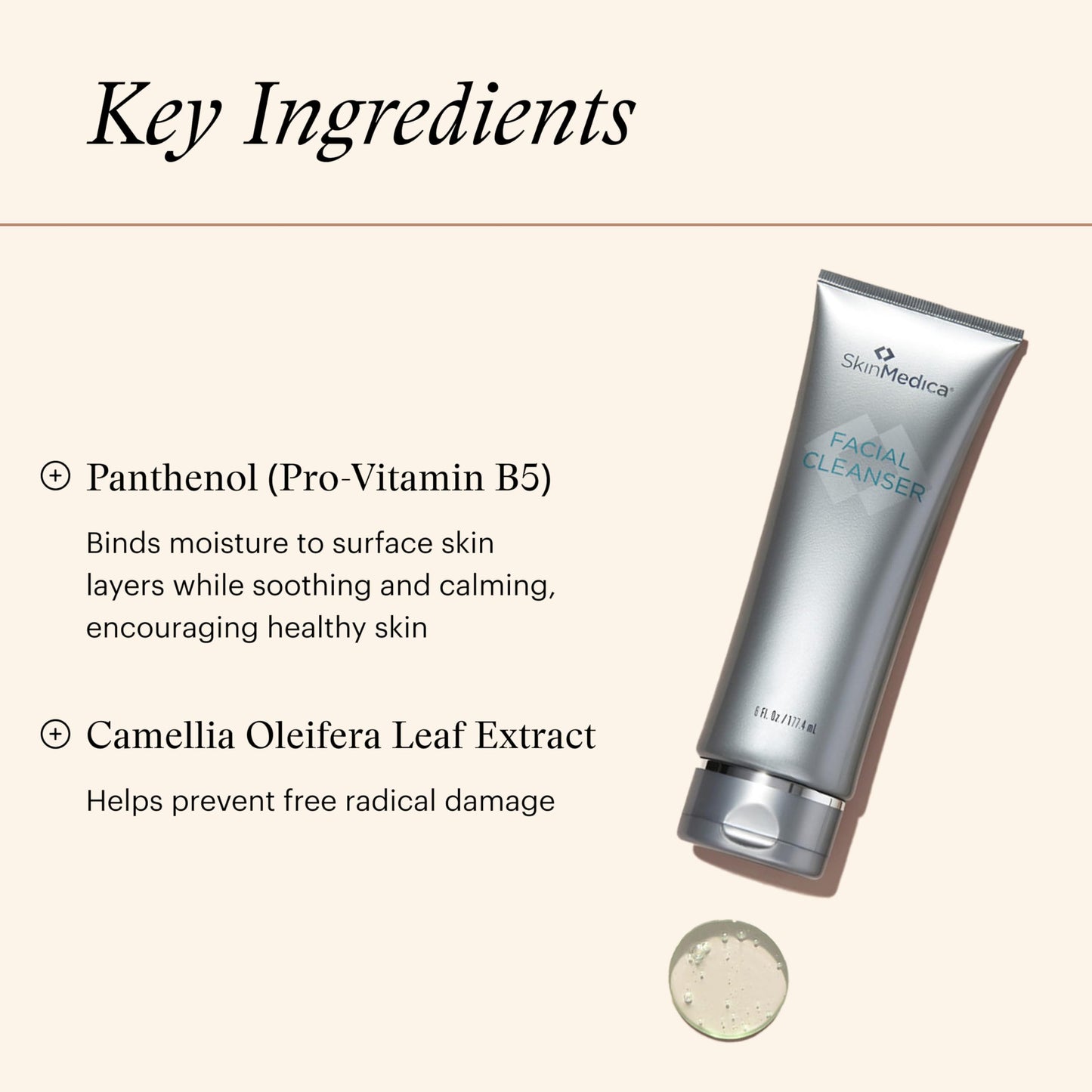 SkinMedica Facial Cleanser 6 oz – Foaming Face Wash for All Skin Types | Removes Dirt, Oil & Makeup, Enriched with Soothing Panthenol Beauty & Personal Care SkinMedica