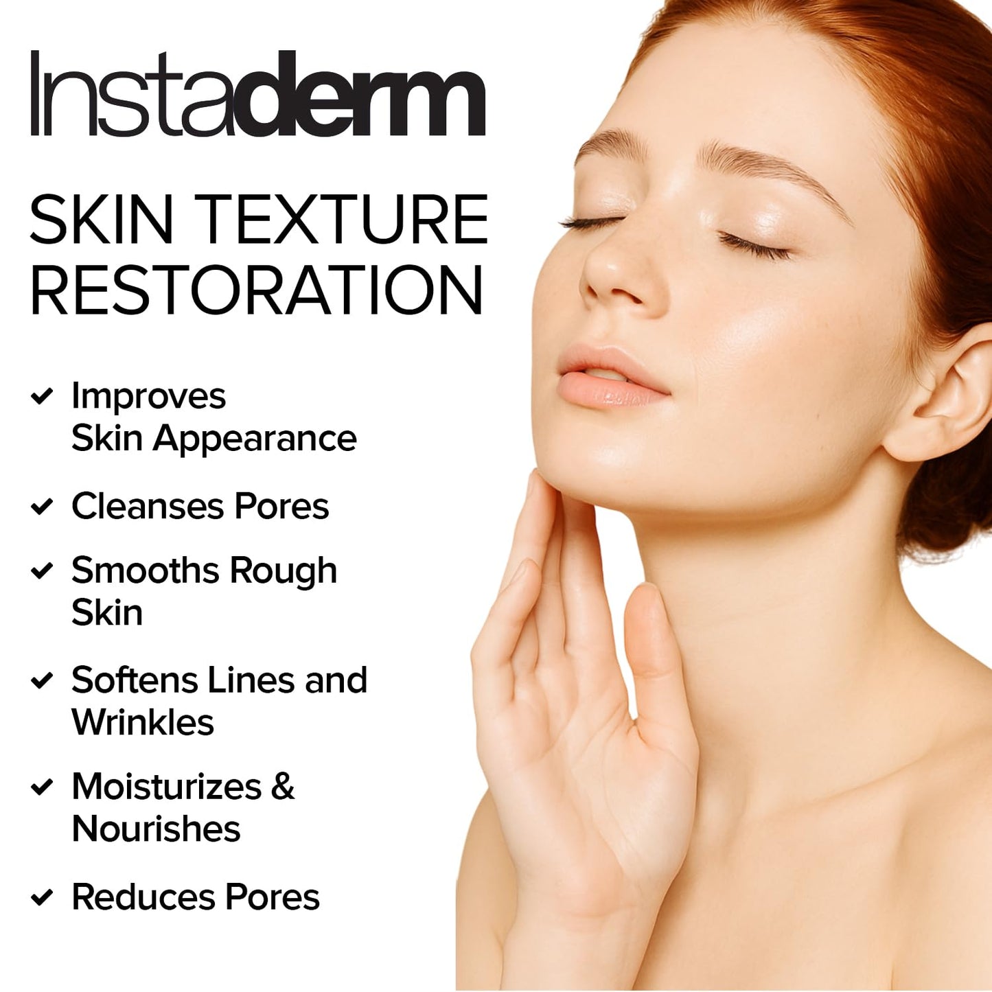 Anti-Aging Resurfacing Pads - Smooth’s Fine Lines, Wrinkles, Dark Spots & Skin Roughness to Enhance the Skins Texture & Tone for Radiant Glow. Beauty & Personal Care Instaderm