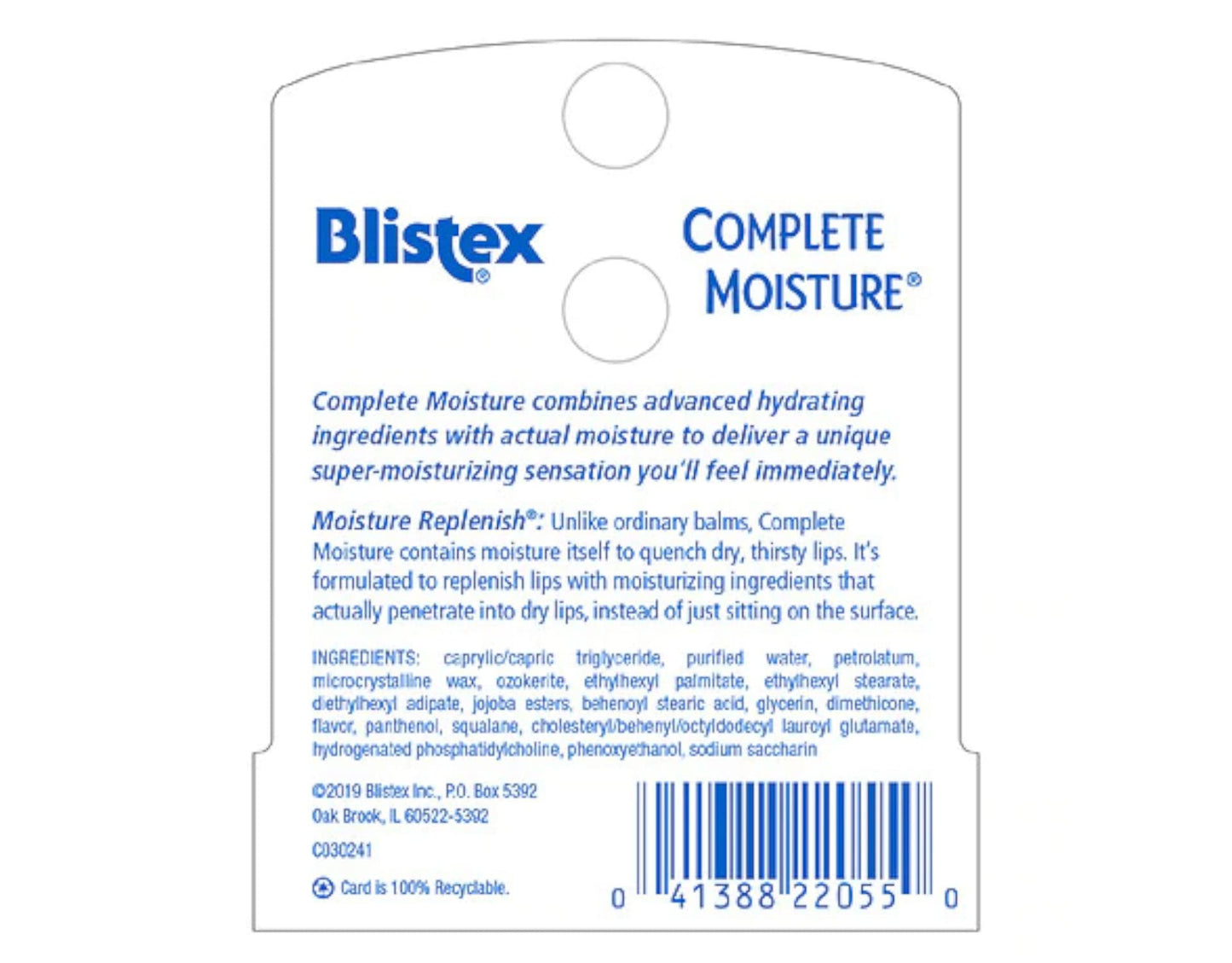 Blistex Complete Moisture Lip Protectant Pack of 5 Beauty and Personal Care Blistex