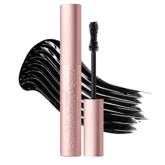 Too Faced Better Than Sex Volumizing and Lengthening Mascara | Vegan Formula, Dramatic Volume and Length | Cruelty-Free Eye Makeup + Hourglass Brush Beauty and Personal Care Too Faced Default Title