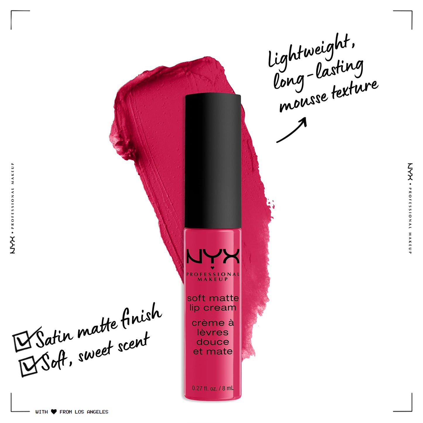 NYX PROFESSIONAL MAKEUP Soft Matte Lip Cream, Lightweight Liquid Lipstick - Antwerp (Mid-Tone Yellow-Toned Pink) Beauty & Personal Care NYX PROFESSIONAL MAKEUP