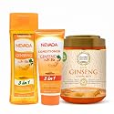 Nevada Natural Ginseng Hair Care System Shampoo Conditioner Treatment Set for Scalp Cleansing Dandruff Control Hair Strength Paraben Silicone Free 3 Beauty & Personal Care Nevada