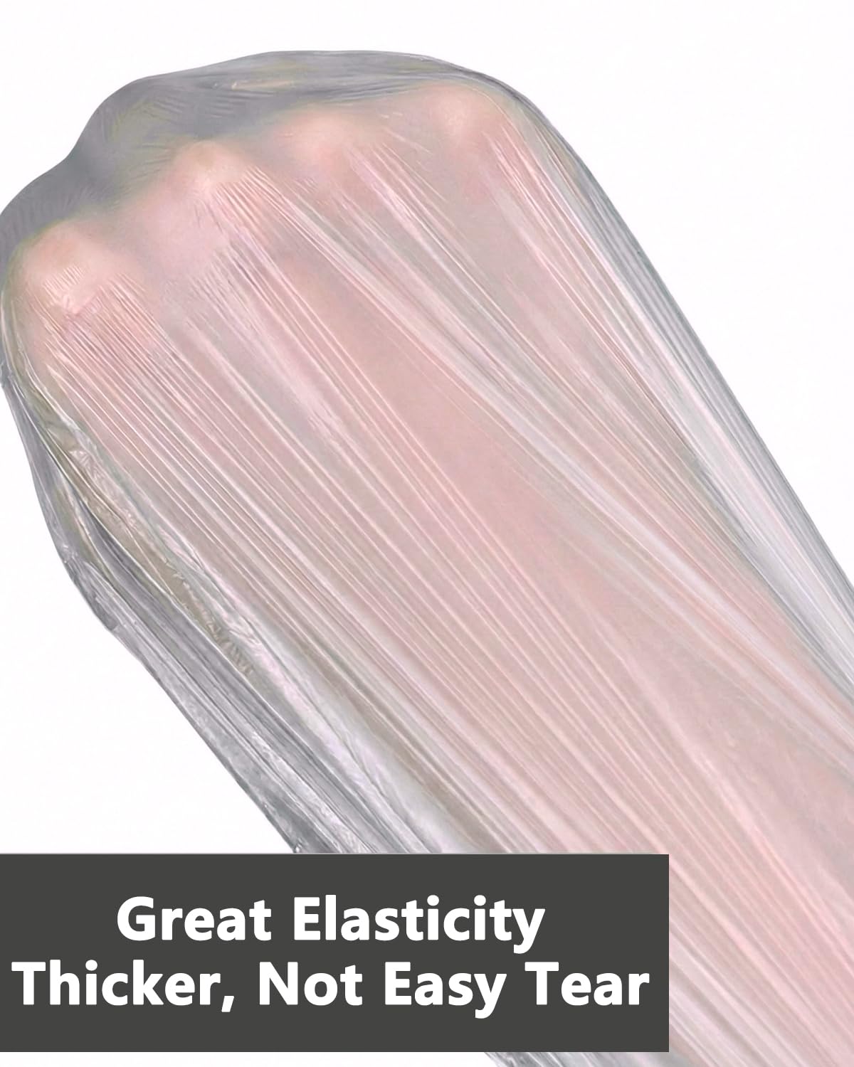Aquior Shower Cap Disposable,100 PCS Bath Caps Large Thick Clear Waterproof Plastic Elastic Hair Bath Caps for Women Deep Conditioning Hair Care Hotel Beauty & Personal Care Aquior