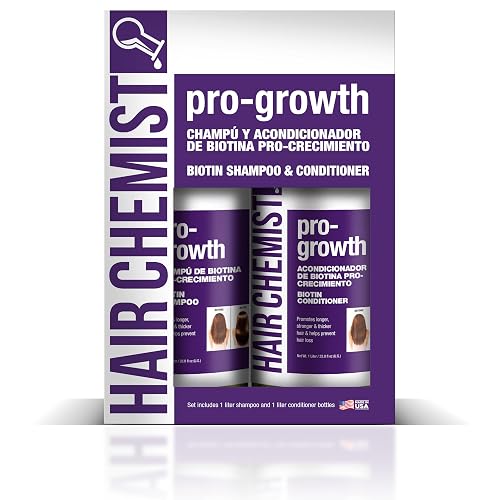 Hair Chemist Pro-Growth with Biotin Shampoo 33.8 oz. & Conditioner 33.8 oz. 2-PC Gift Box Beauty & Personal Care Hair Chemist