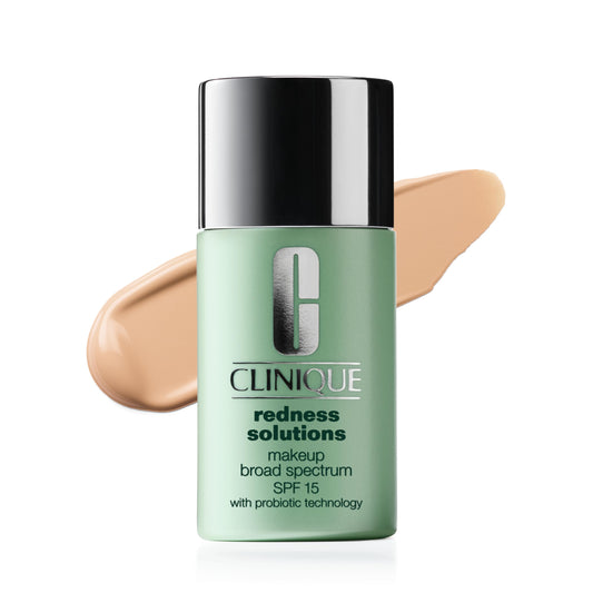 Clinique Redness Solutions Liquid Foundation Makeup Broad Spectrum SPF 15 With Probiotic Technology For Redness-Prone Skin| Medium Coverage + Natural Beauty & Personal Care Clinique