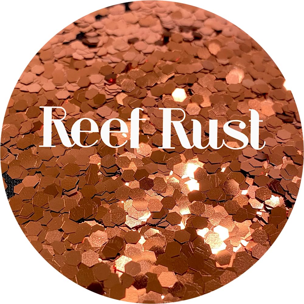 Copper Polyester Glitter | Craft Glitter | Glitter for Arts & Crafts | Tumblers | Cosmetics | Nails | Epoxy Resin Art | Slime | DIY | Body Glitter | 1 Beauty & Personal Care Glitter Heart Co.