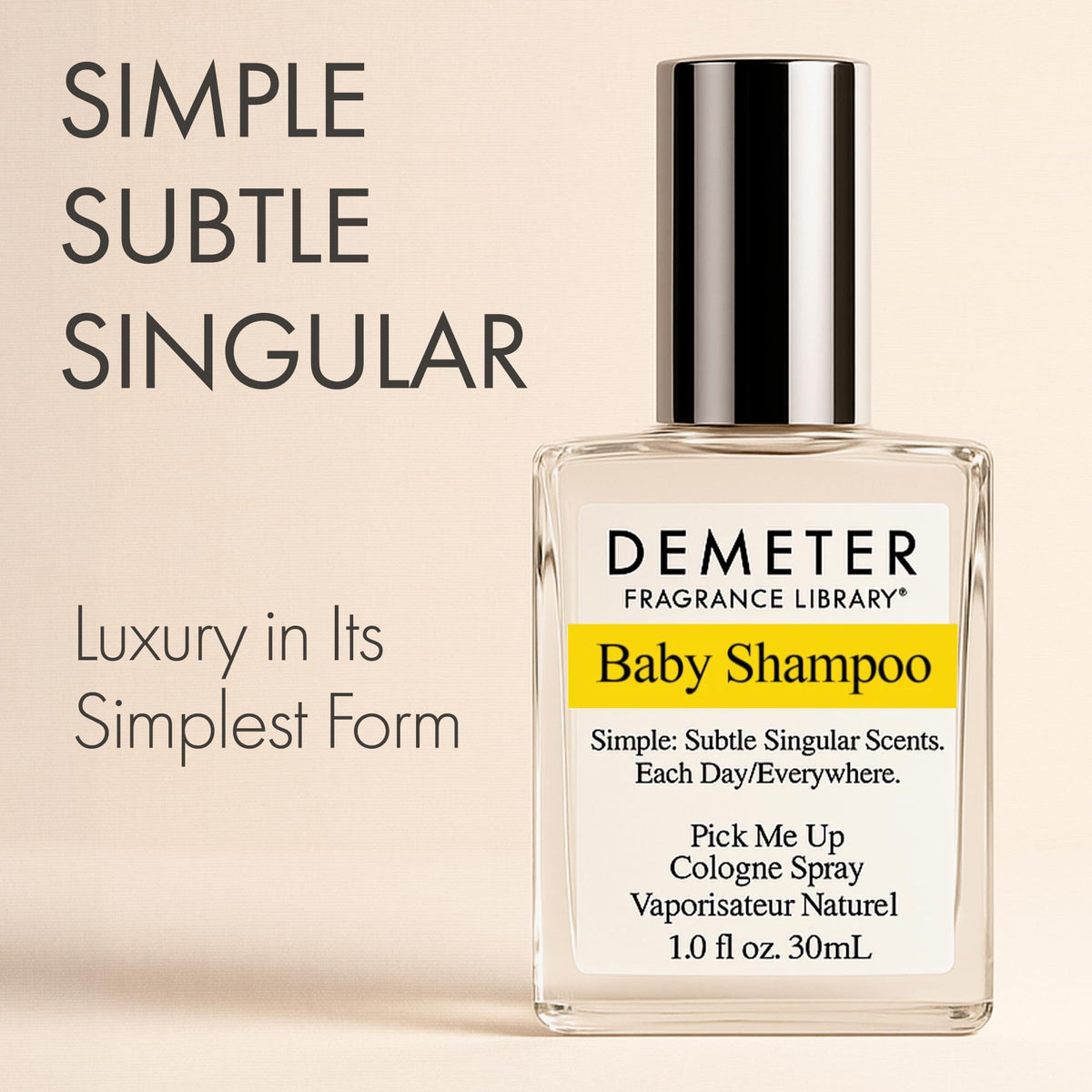DEMETER Natural Perfume Spray Cologne for Women, Baby Shampoo, 1 oz Beauty & Personal Care DEMETER