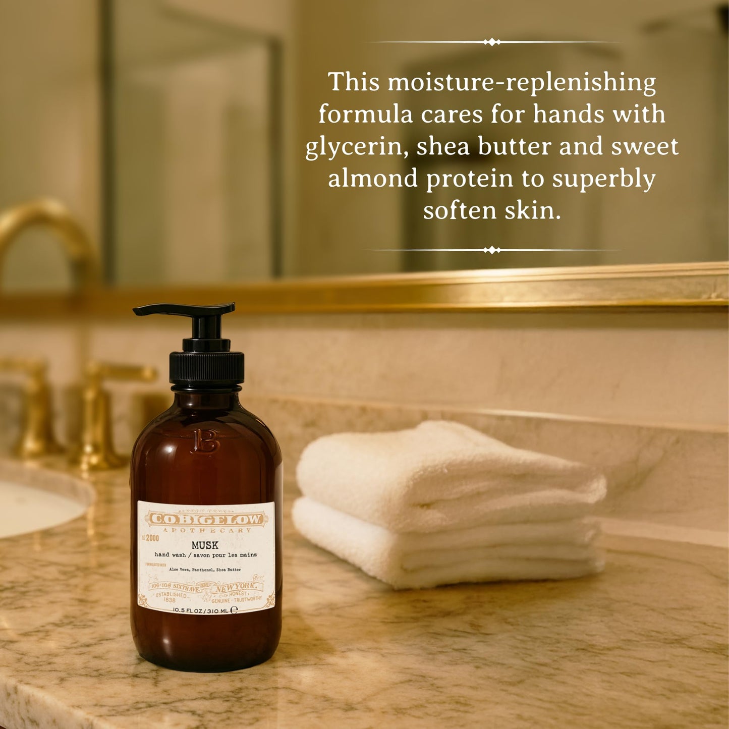 C.O. Bigelow Musk Hand Wash, Iconic Collection Liquid Hand Soap with Shea Butter, Glycerin, Aloe Vera, 10.5 Fl Oz Beauty & Personal Care C. O. Bigelow