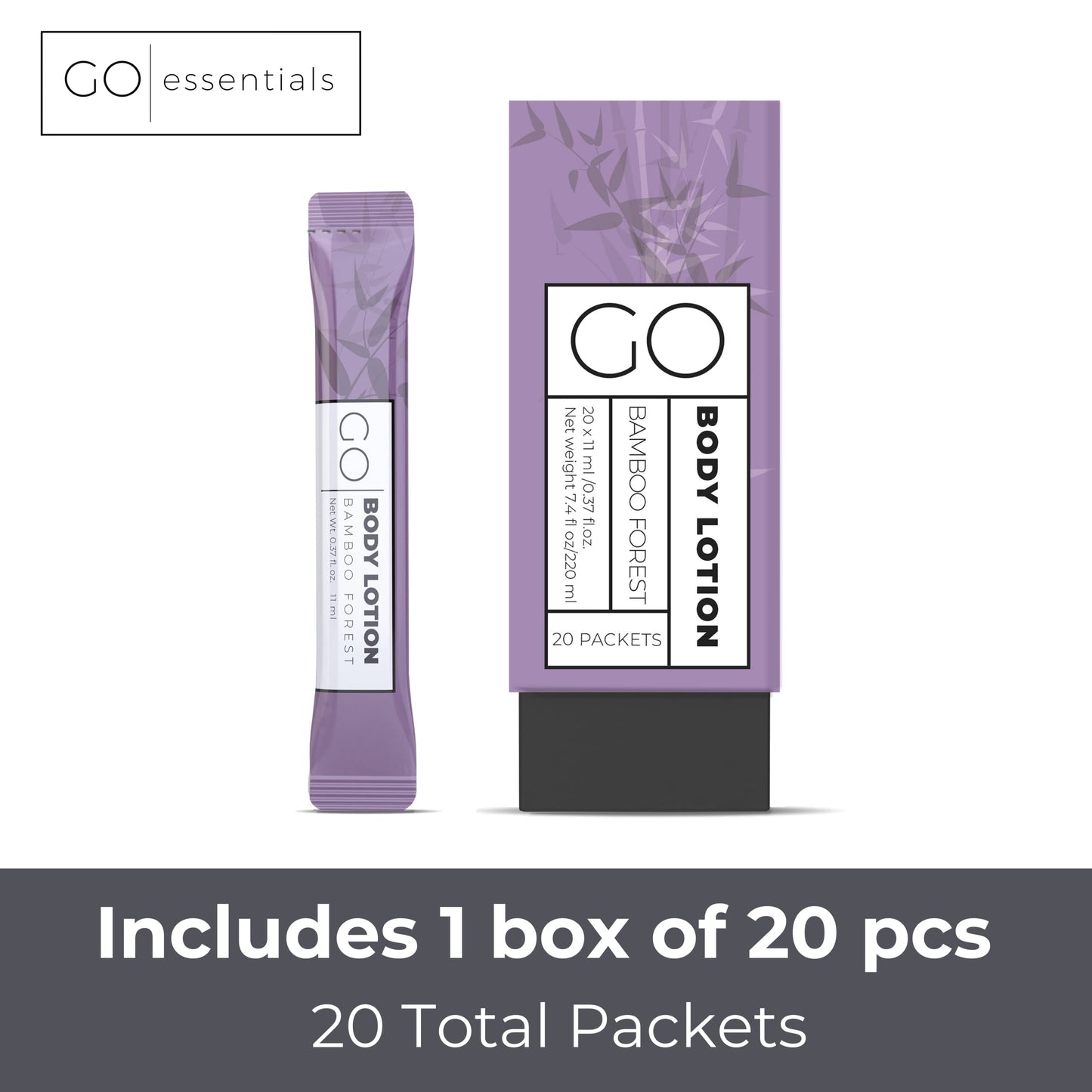 Go Essentials Travel Size Lotion Packets - Single Use Body and Hand Lotion for Hydrated Skin and Toiletries. Airline Friendly - Portable Bulk. Womens Beauty & Personal Care Go Essentials