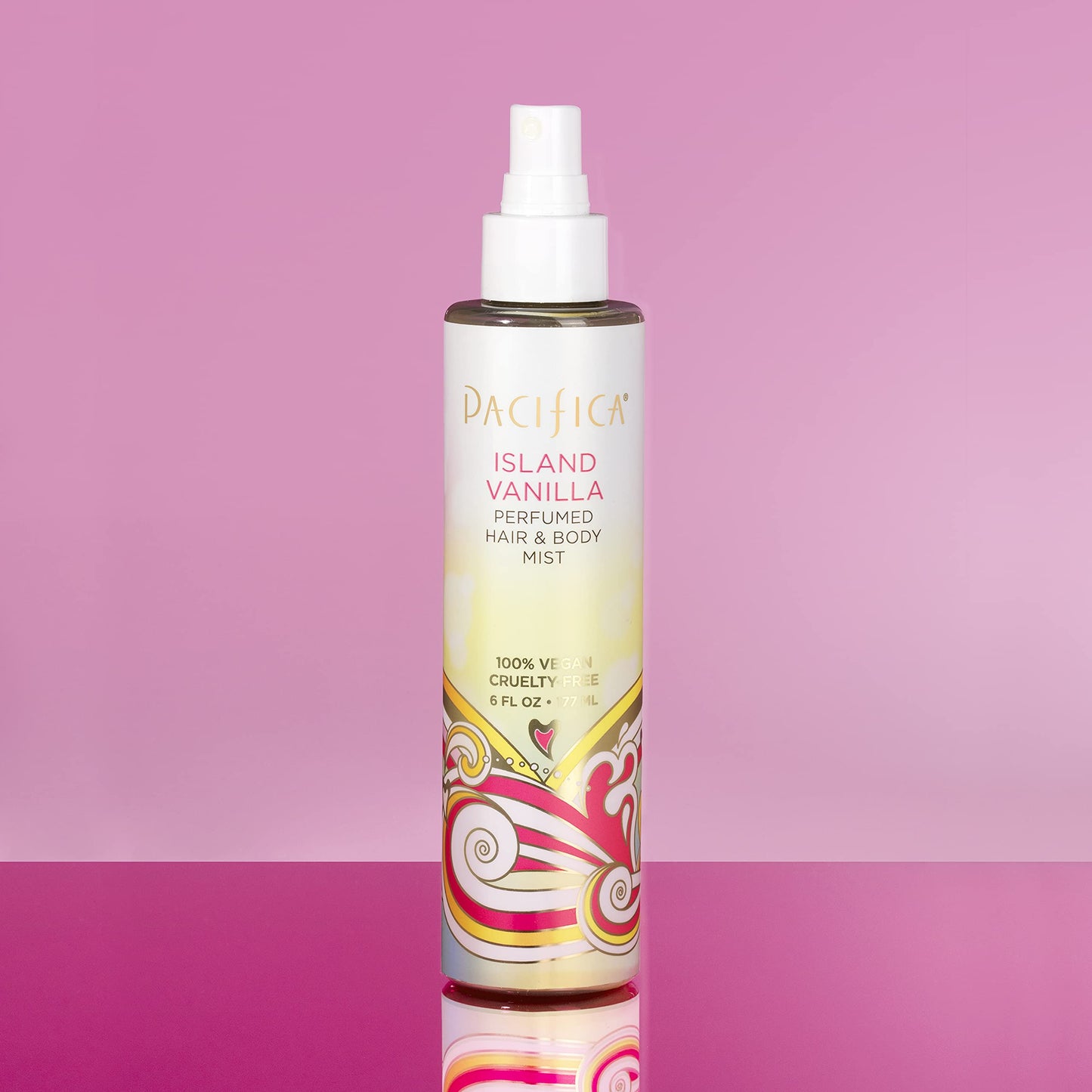 Pacifica Hair Perfume & Body Fragrance Spray Mist - Island Vanilla Pack with Sugar & Vanilla - Alcohol-Free, Vegan & Cruelty-Free, 6 oz each (Pack Beauty & Personal Care Pacifica