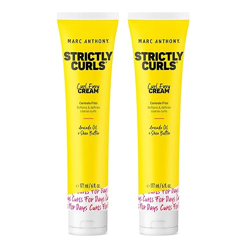 Marc Anthony Curl Cream with Shea Butter & Oils Defines & Softens Curly & Wavy Hair, Set of 2 Beauty & Personal Care Marc Anthony