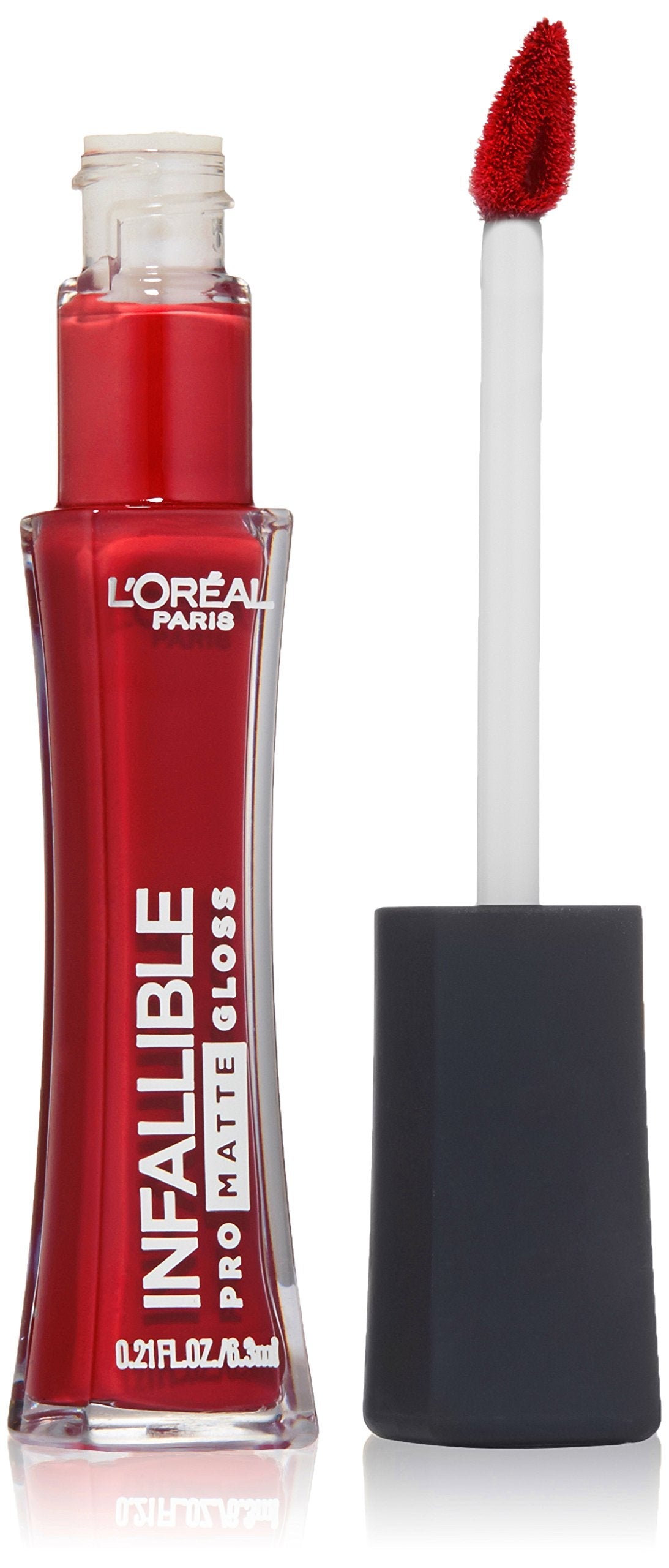 L’Oréal Paris Cosmetics Paris Infallible Lip Pro Matte Gloss, Shanghai Scarlet, 0.21 fl. oz. Beauty & Personal Care L'Oreal Paris