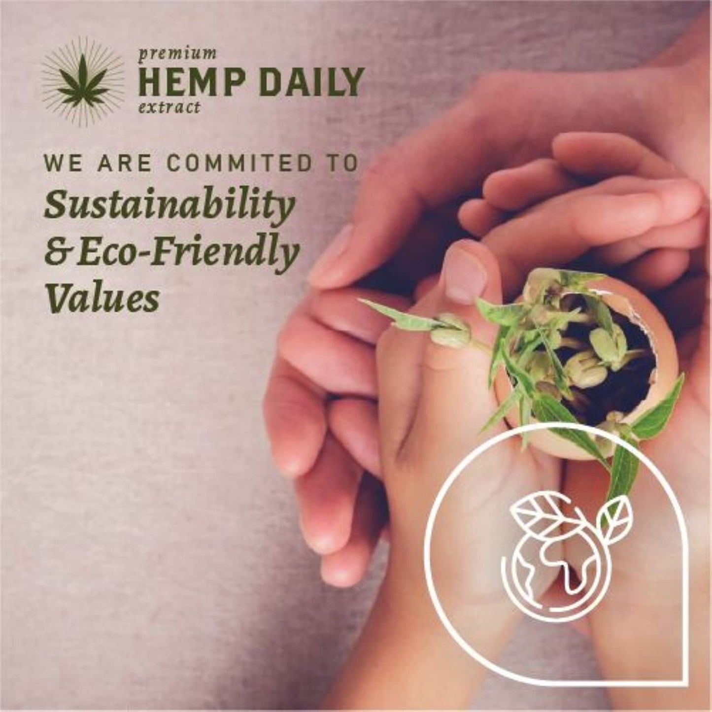 Hemp Daily Shampoo | Hemp, Argan, and Essential Oils | THC-free | 16 fl oz Beauty & Personal Care Premium Hemp Extract Daily