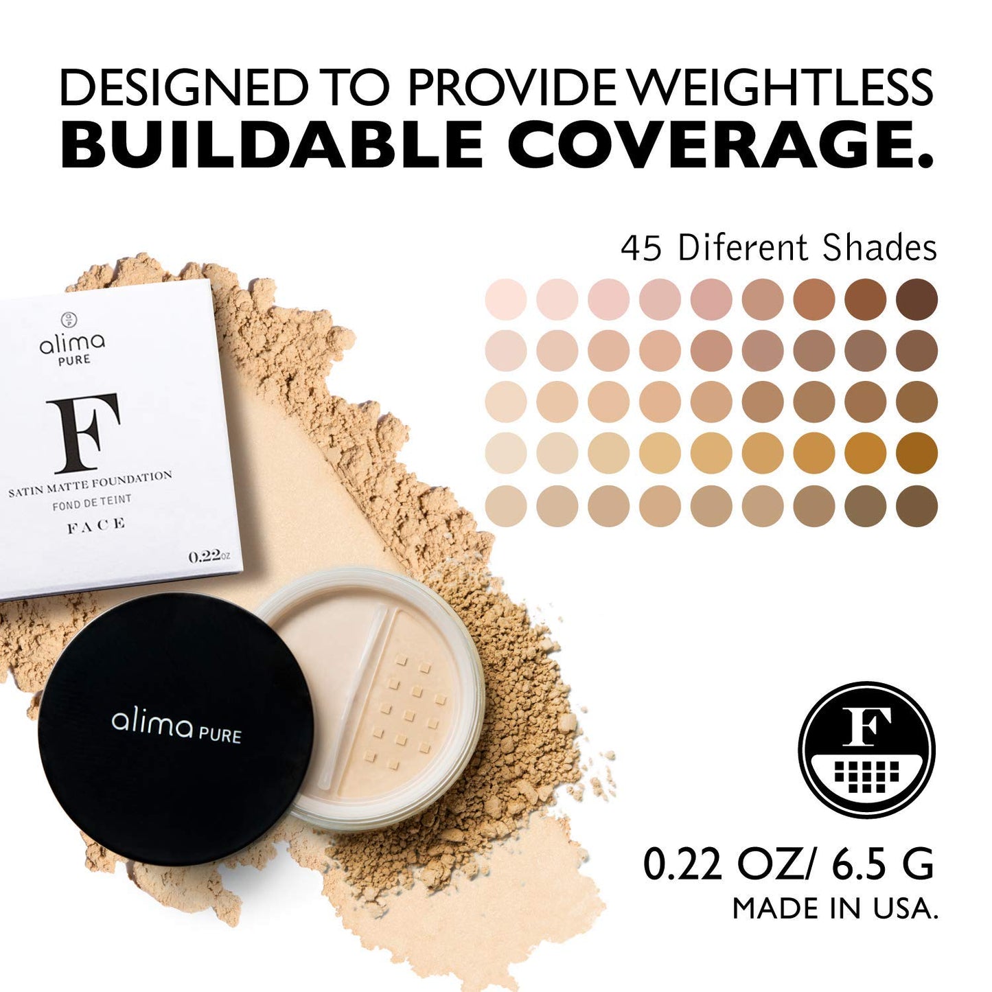Satin Matte Foundation Beauty & Personal Care Alima Pure