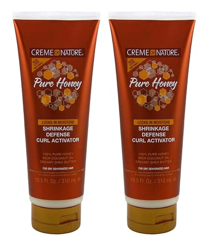 Creme Of Nature Pure Honey Curl Activator 10.5 Ounce Tube (310ml) (2 Pack) Beauty & Personal Care Creme of Nature