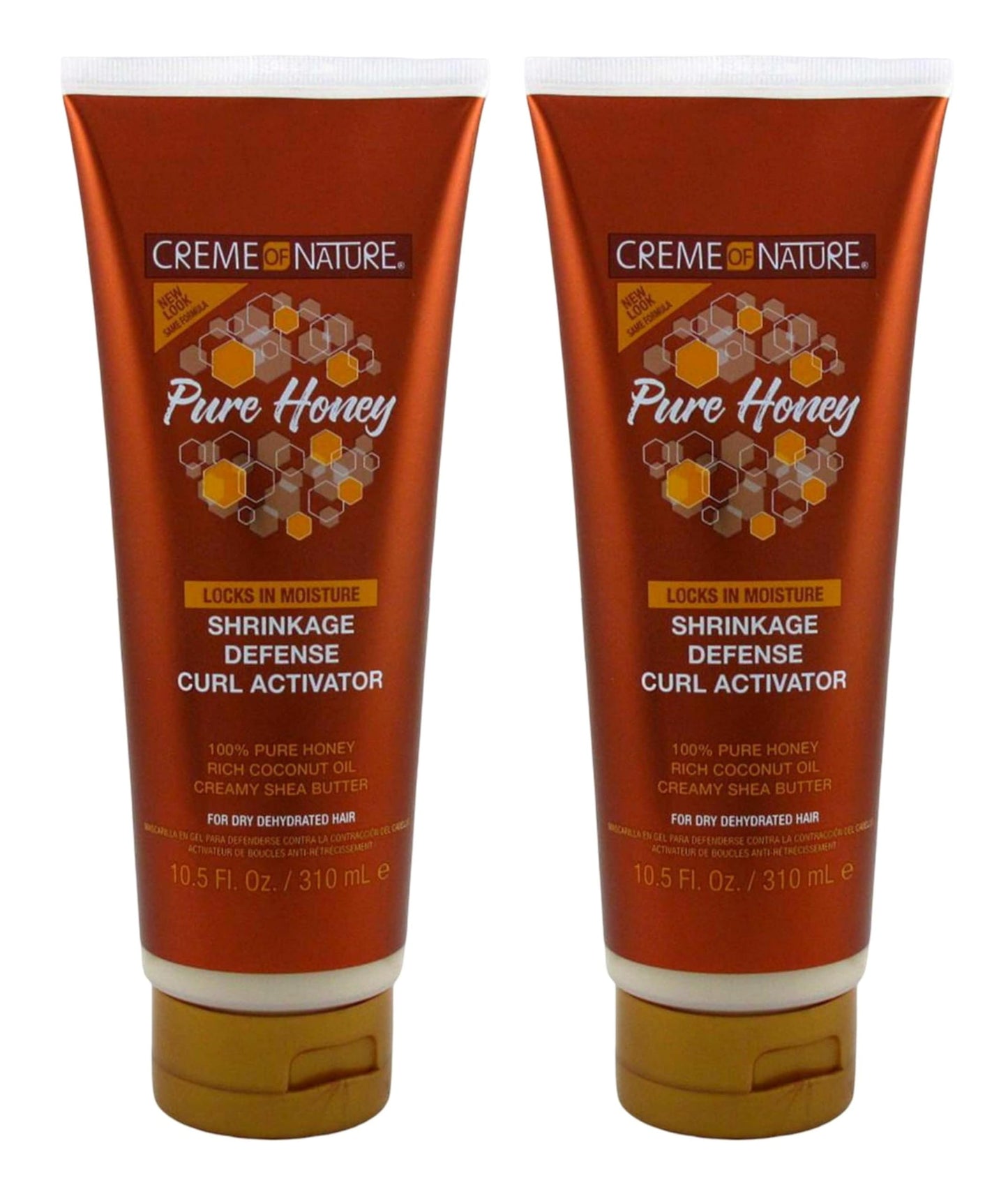 Creme Of Nature Pure Honey Curl Activator 10.5 Ounce Tube (310ml) (2 Pack) Beauty & Personal Care Creme of Nature