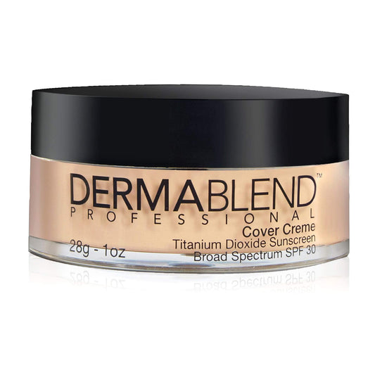 Dermablend Cover Creme High Coverage Foundation with SPF 30, 0C Pale Ivory, 1 Oz. Beauty & Personal Care Dermablend