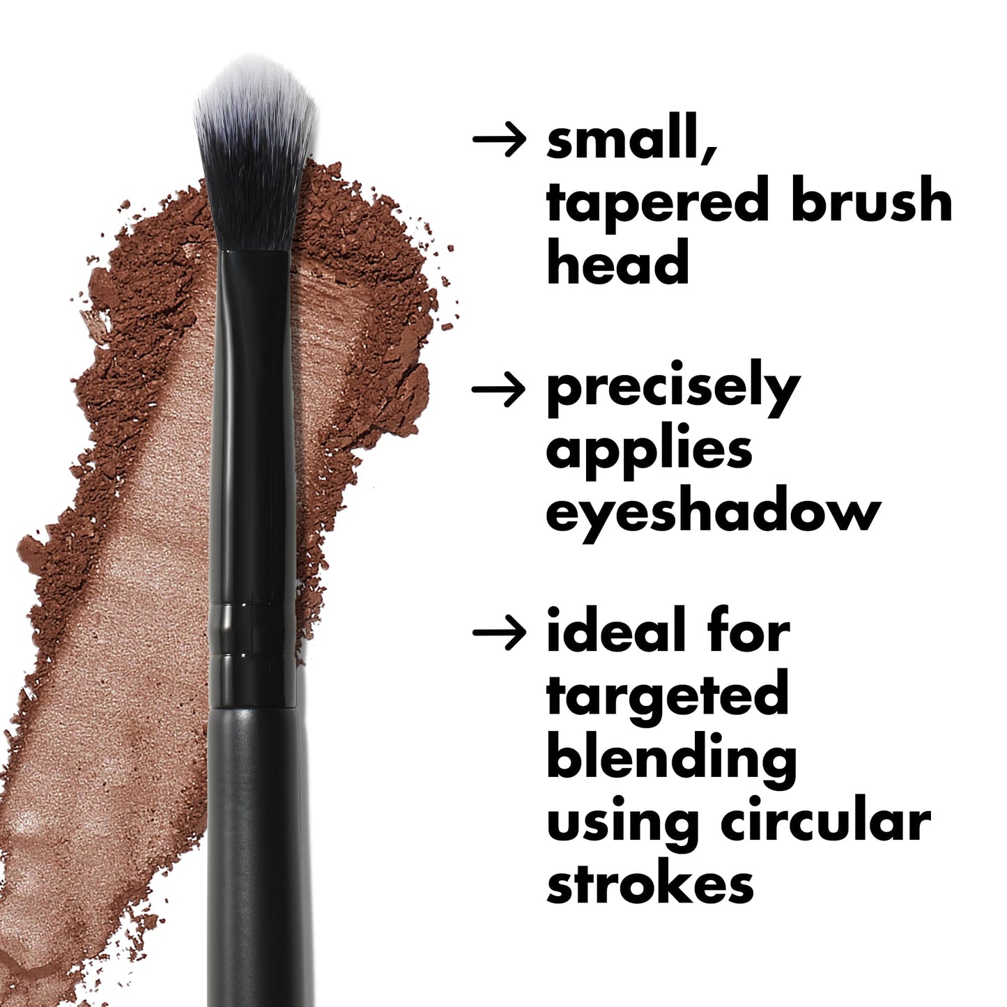 e.l.f. Blending Brush, Makeup Brush For Blending Eyeshadow & Concealer, Dome-Shaped, Made With Synthetic Bristles, Vegan & Cruelty-Free Beauty & Personal Care e.l.f.