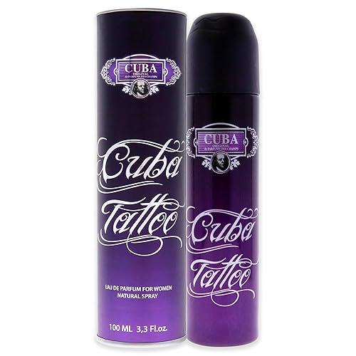 Cuba Women's Eau de Parfum Spray, Tattoo, 3.3 Oz Beauty & Personal Care Cuba