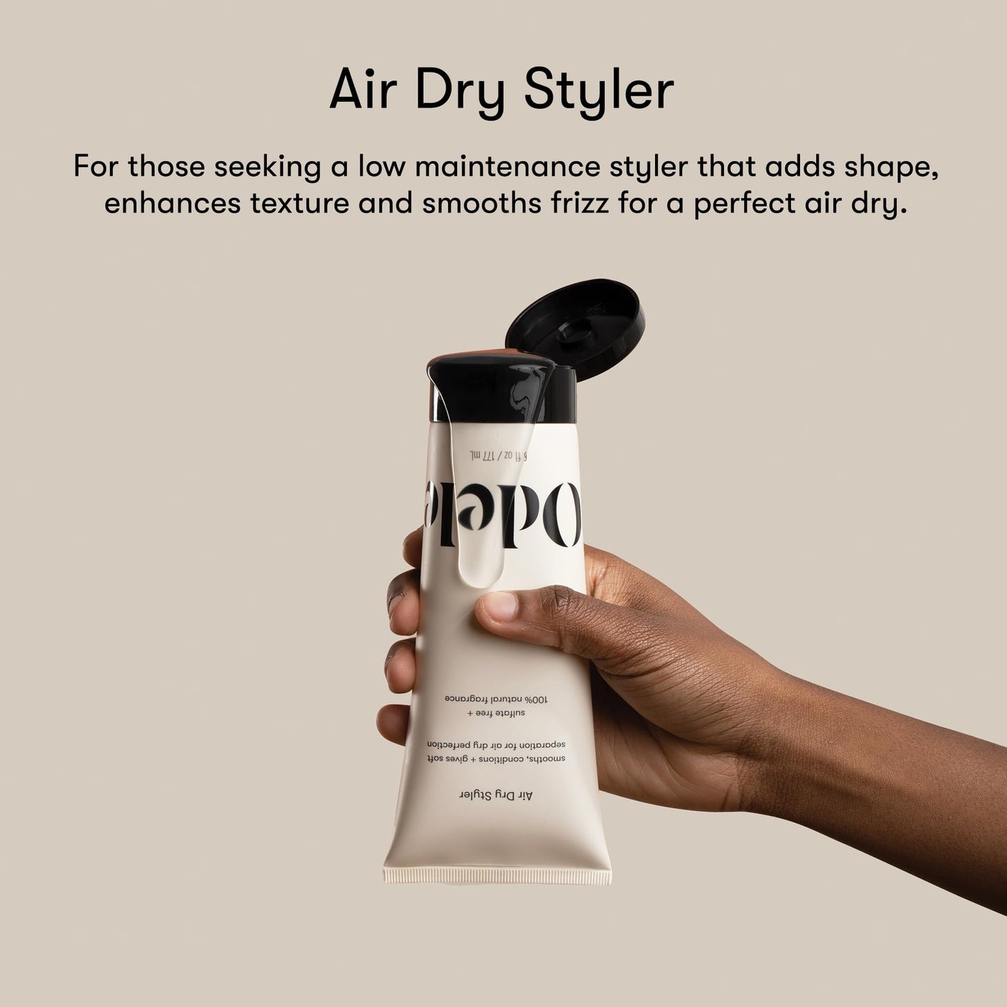 Odele Air Dry Styler, No-Heat Styling Gel to Smooth Frizz, Define and Condition Strands, for Straight, Wavy, and Curly Hair Types, 6 oz Beauty & Personal Care Odele