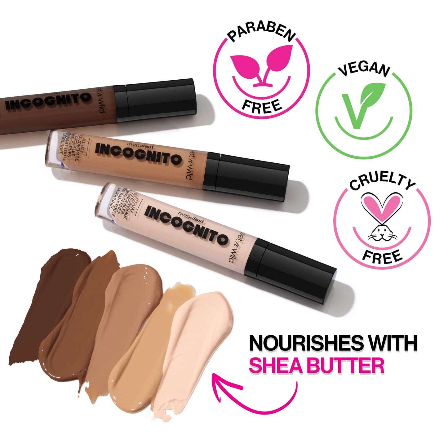 wet n wild Mega Last Incognito All-Day Full Coverage Liquid Matte Concealer, Light Beige, 0.18 Ounce Beauty & Personal Care wet n wild