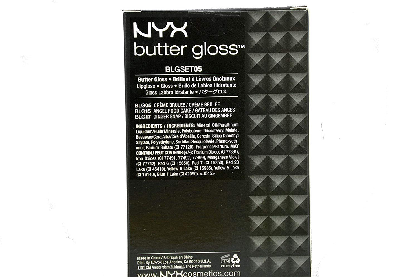 NYX Butter Lip Gloss Set 3 (Creme Brulee, Angel Food Cake and Ginger Snap) Beauty & Personal Care NYX PROFESSIONAL MAKEUP